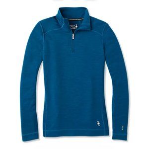 Merino 250 Baselayer 1/4 Zip, Teal/Green